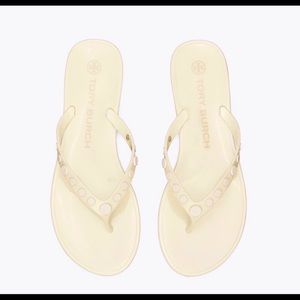 Tory Burch studded jelly